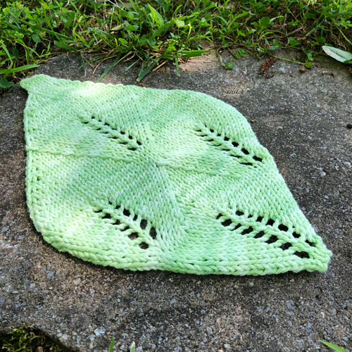 Ravelry: Leaf 4 you Dishcloth pattern by LuAnn Helt