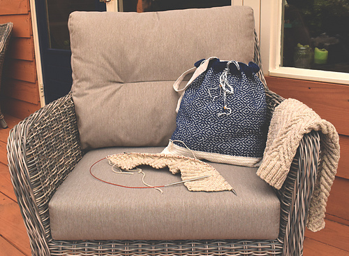 Sashiko Project Bag photo 6