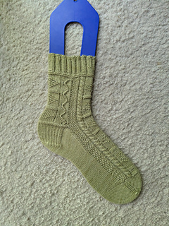 One sock down.