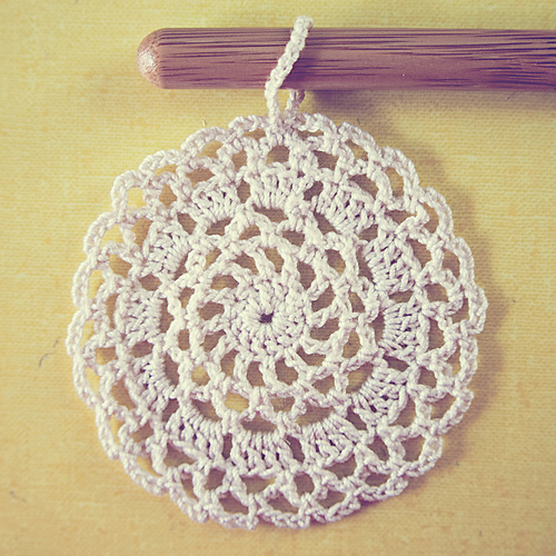 Doily Flake Ornaments photo 2
