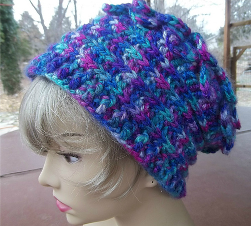 Autumn Leaves Crocodile Stitch Cowl & Ear Warmer photo 4