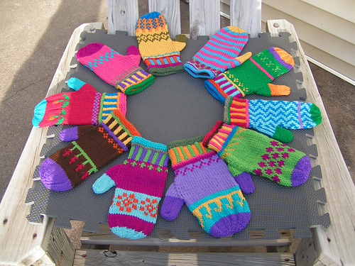 Farg meg varm Votter - Colleen Brooks