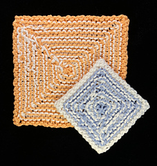 Wrong sides of 24/7 yarn Domino Boxes