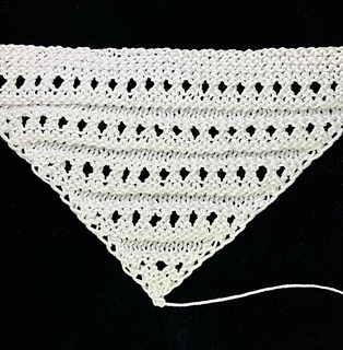 Back side of a single triangle