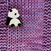 Detail of double knitting