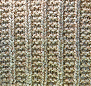 Detail of St. Claire stitch pattern