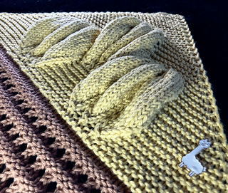 Bananas stand over 0.5 inches tall from the block background and won't smash flat.