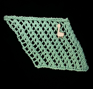 Swatch before blocking. Choose a yarn that will block well! 