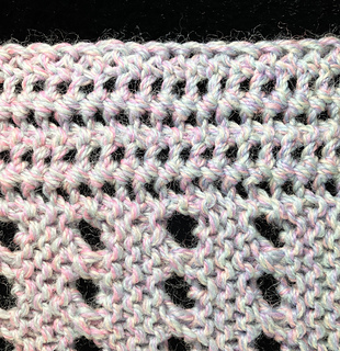 Detail of scarf header