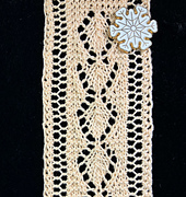 Buds of May appearing as knitted. Turn upside down for upward-facing buds.