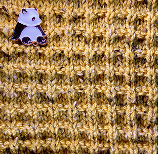 Larger area of pattern
