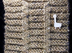Detail of Rugged Road afghan strip