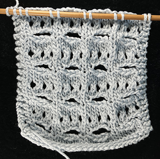 Completed bind-off row