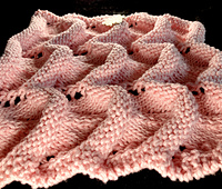 Cupples' Wave unblocked would make a very cushy baby blanket!