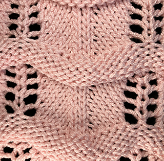 Detail of blocked swatch