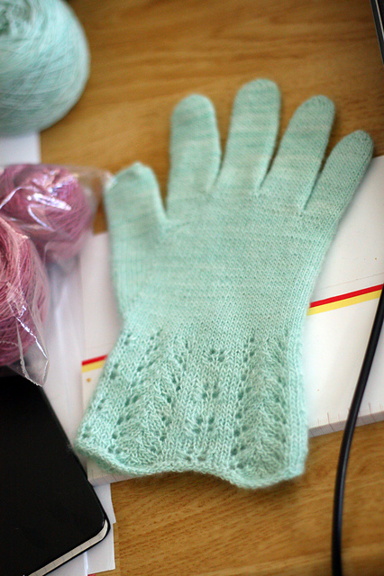 Damask Lace Gloves
