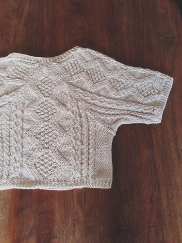 Boatneck Aran ボートネックアランセーター 다른 모습 1