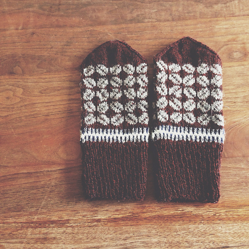 Coffee beans fingerless gloves　コーヒー豆の指だし手袋 다른 모습 1