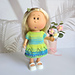Florette Dress for Little Mia doll pattern