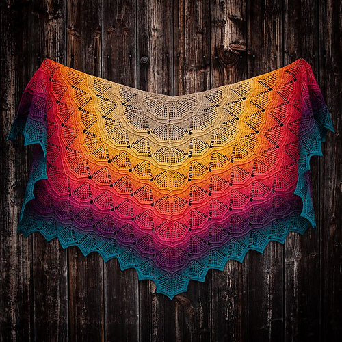Daphne Shawl Pentagon