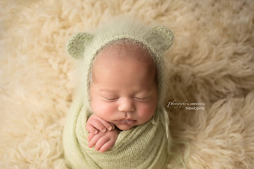 Angora Bear Bonnet photo 7