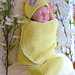 Swaddle Cocoon and Hat Set pattern 