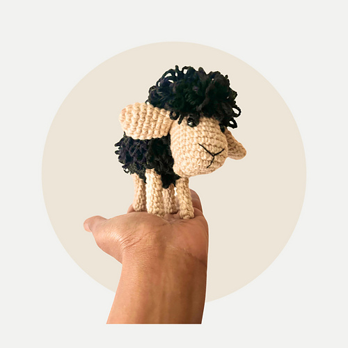 Fluffy Sheep - 3 Stitches Crafts