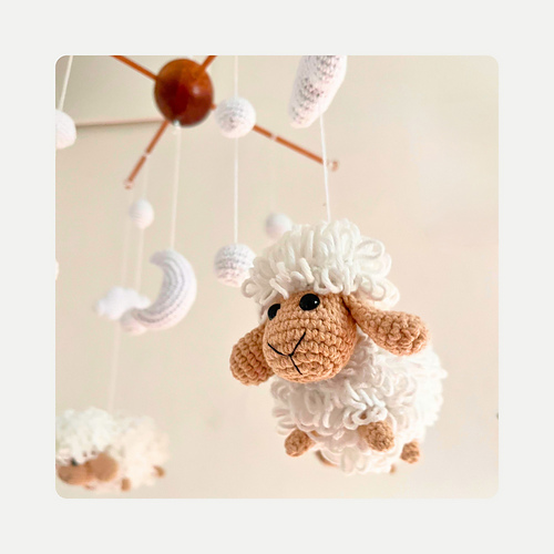 Fluffy Sheep - 3 Stitches Crafts