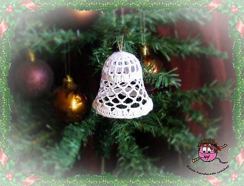 Julebjelle - crochet bell