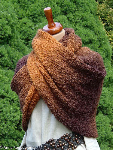 boucle shawl