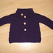Spring and autumn toddler jacket in moss stitch pattern 