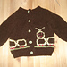 Stranded caterpillar cardigan pattern 