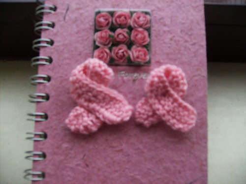 Knitted Pink Ribbon photo 2